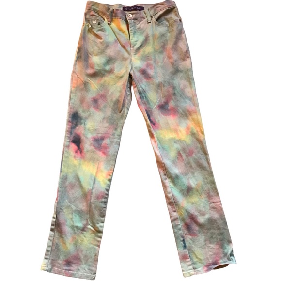 Gloria Vanderbilt pastel jeans - Picture 1 of 3